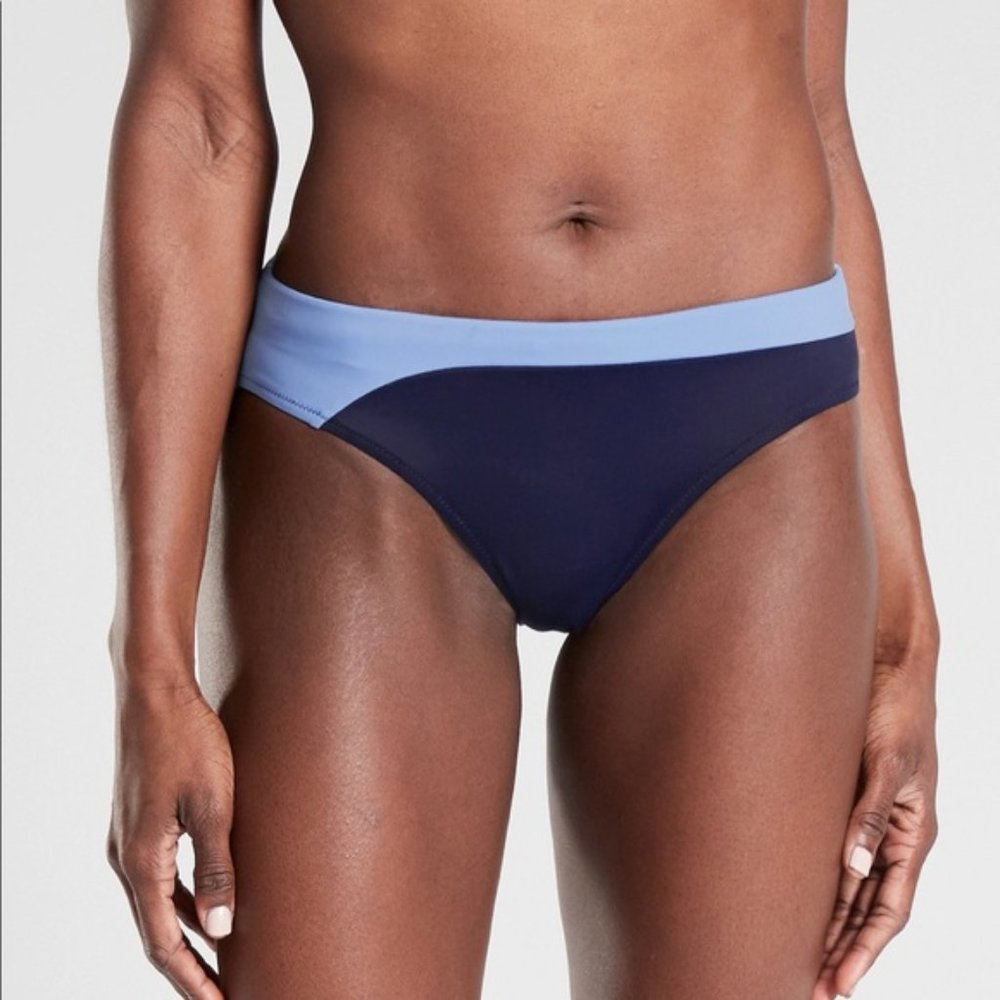 Athleta Freestyle Colorblock Medium Bikini Bottom Size Small NWT